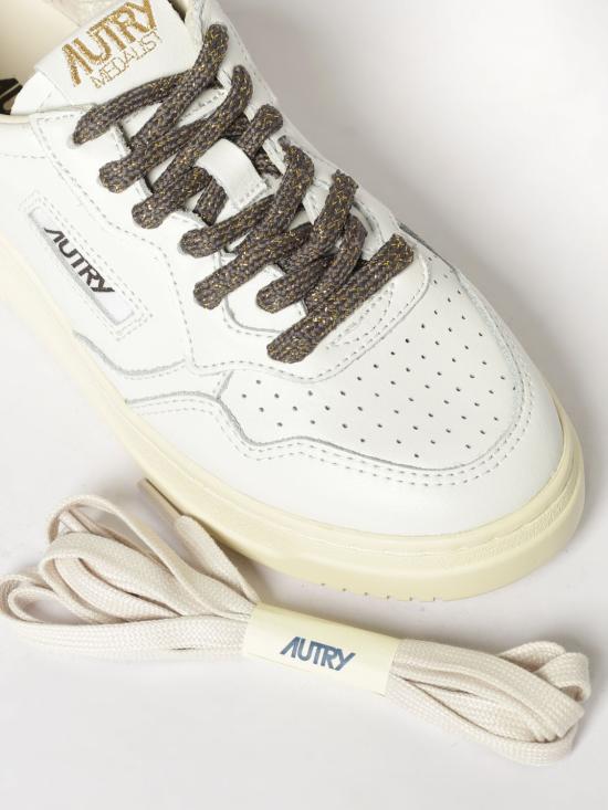 26FW 오트리 메달리스트 로우 레더 스니커즈 AULW SW05 Brown - AUTRY