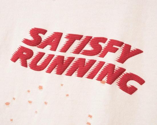  새티스파이 반팔 티셔츠 Satisfy Moth Tech Tee Sunbleached Rosewater - SATISFY