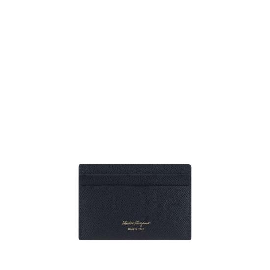  살바토레 페라가모 카드지갑 페라가모 송아지 가죽 보스 타우러스  블랙 - SALVATORE FERRAGAMO