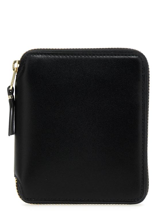  꼼데가르송 지갑 Comme Des Garçons 송아지 가죽 카드홀더 블랙