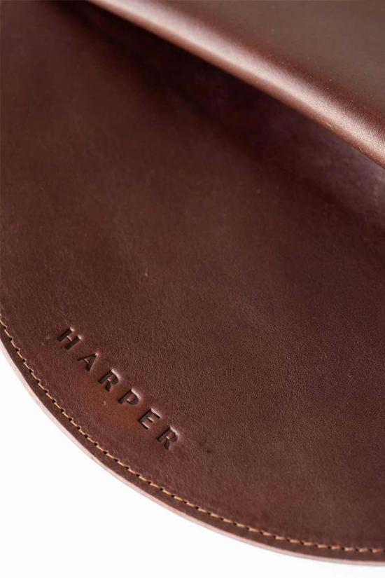  Harper the Label 지갑 하퍼 더 라벨 플리츠 클러치 브라운 - OTHER BRANDS