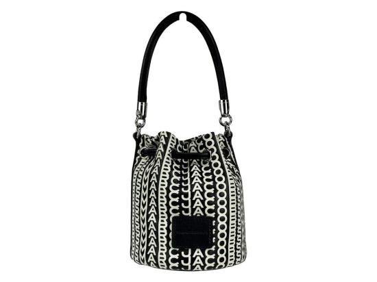  마크제이콥스 토트백 마크 제이콥스 미니 모노그램 크로스바디 버킷 백 실버 - MARC JACOBS