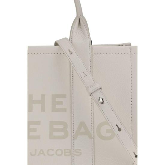 26FW 마크제이콥스 토트백 마크 제이콥스 미디엄 토트 가죽 핸드백 화이트 - MARC JACOBS