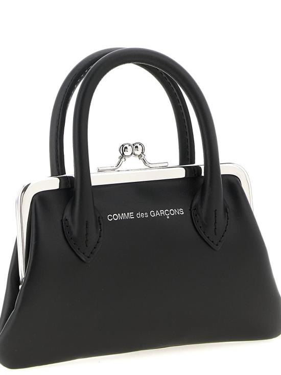  꼼데가르송 지갑 Comme Des Garçons 소가죽 카드홀더 블랙 - COMME DES GARCONS