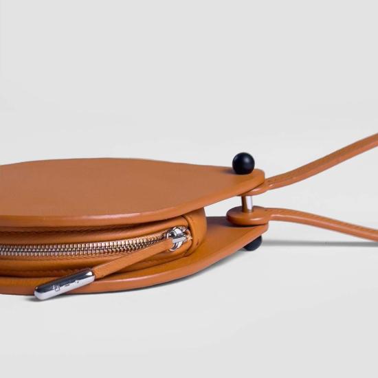  Dotlinesurface 토트백 도트라인서페이스 코너서클 미니 사프란 - OTHER BRANDS