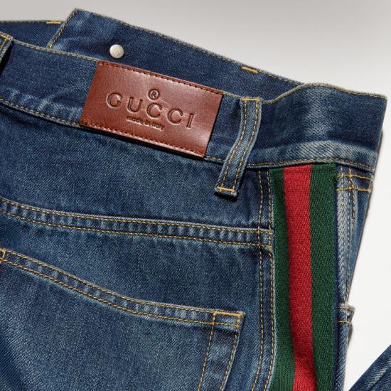 26FW 구찌 데님 팬츠 A002IAXDDHT4011 Blue - GUCCI