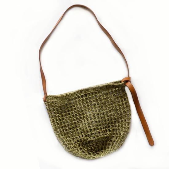  민가 토트백 밍가 마리아 직조 마켓 백