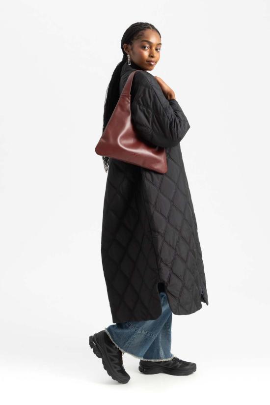  Santos by Monica 토트백 산토스 바이 모니카 아가베 삼각  버건디 레드 - OTHER BRANDS