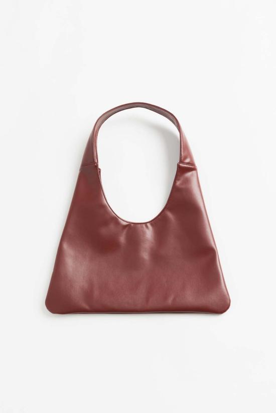  Santos by Monica 토트백 산토스 바이 모니카 아가베 삼각  버건디 레드 - OTHER BRANDS