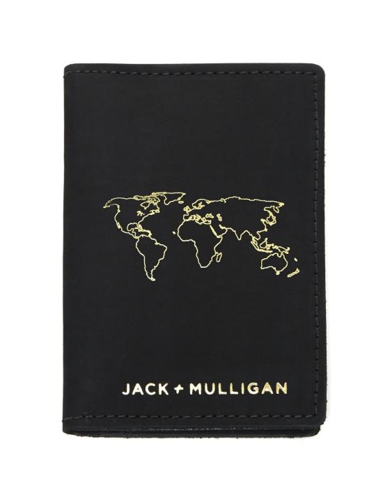  JACK + MULLIGAN 여행용 액세서리 잭앤멀리건 가죽 여권  블랙 - OTHER BRANDS
