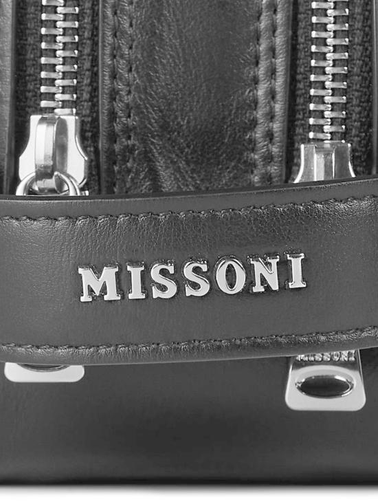  미소니 클러치/파우치 미쏘니 로고 클러치 백 블랙 - MISSONI