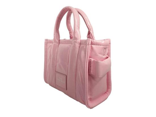  마크제이콥스 크로스백 마크 제이콥스 샤이니 크링클 마이크로 토트 크로스바디 백 실버 - MARC JACOBS