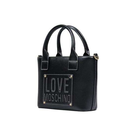  모스키노 토트백 러브  JC4086 PP1 스몰 핸드백 블랙 - MOSCHINO