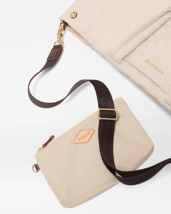  mz wallace 토트백 Mz Wallace 미디엄 메트로 시티  샌디 린넨 - OTHER BRANDS