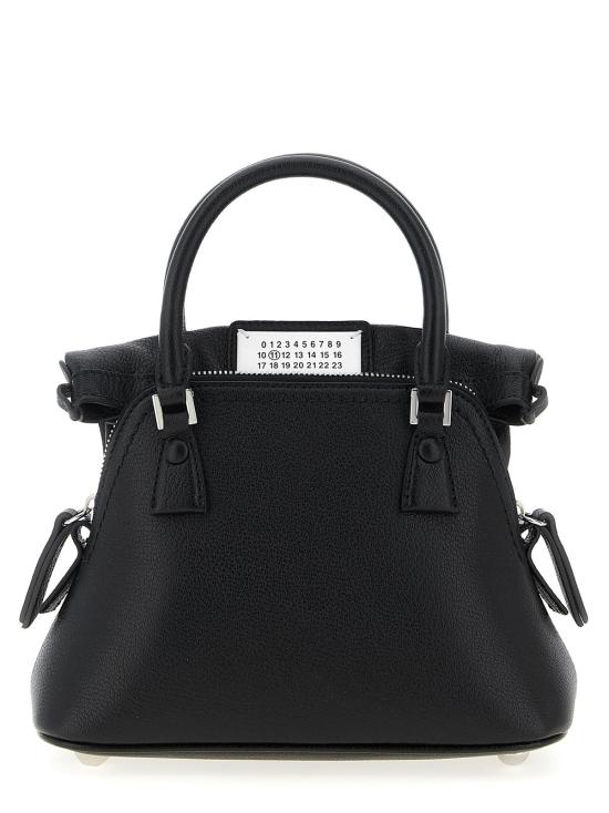  마르지엘라 가방 Maison Margiela 마이크로 클래식 핸드백 블랙