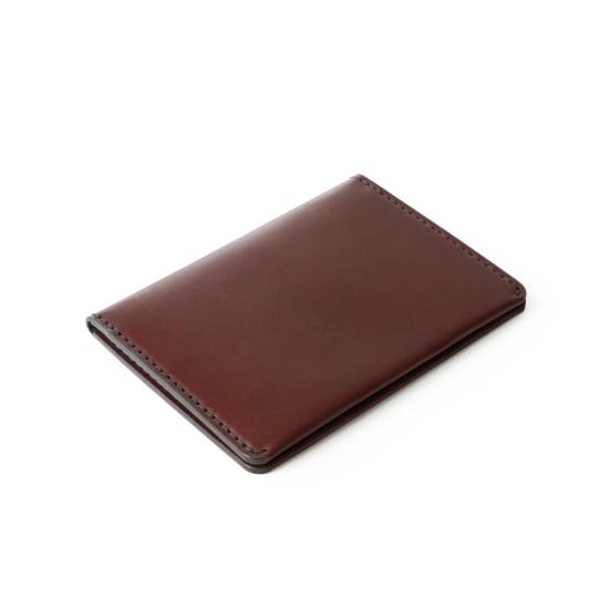  메이커 남성지갑 Makr Chromexcel Passport Wallet Revised Ox Blood - MAKR