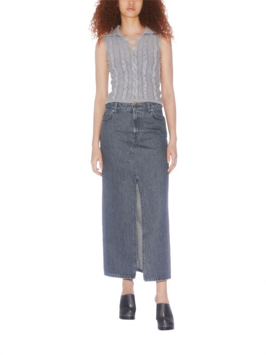  필리파 케이 롱 스커트 3038455 GREY - FILIPPA K