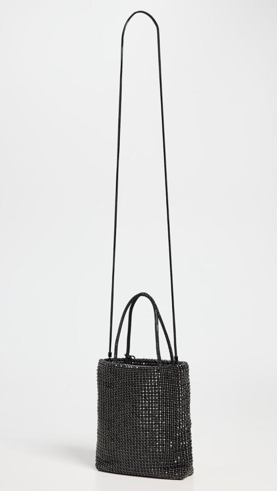  토리버치 토트백 나이트 아울 크리스털 장식 미니  블랙 - TORY BURCH
