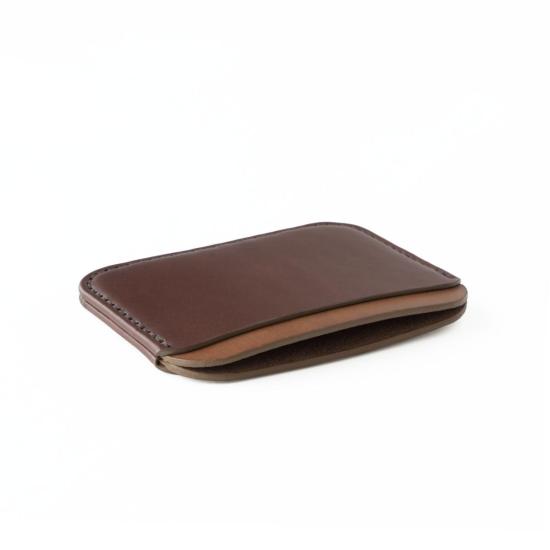  메이커 가죽소품 Makr Round Luxe Wallet Madeira And Rye - MAKR