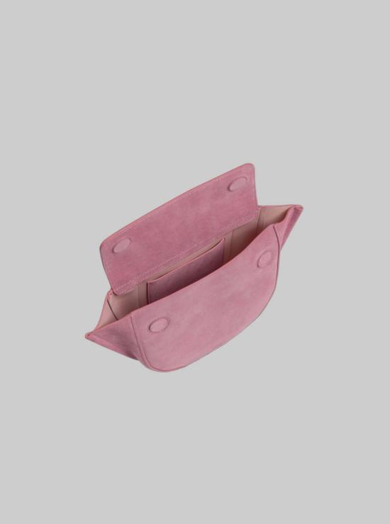  반들러 숄더백 Wandler Hortensia 미니 백 애프리콧 스웨이드 - WANDLER