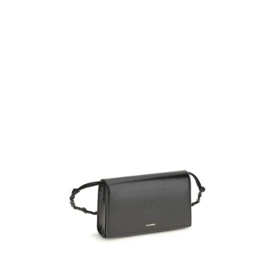 26FW 질샌더 지갑 질 샌더 탱글 숄더 스트랩  블랙 - JIL SANDER