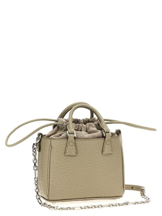 마르지엘라 가방 메종  송아지 가죽 핸드백 그레이 - MAISON MARGIELA
