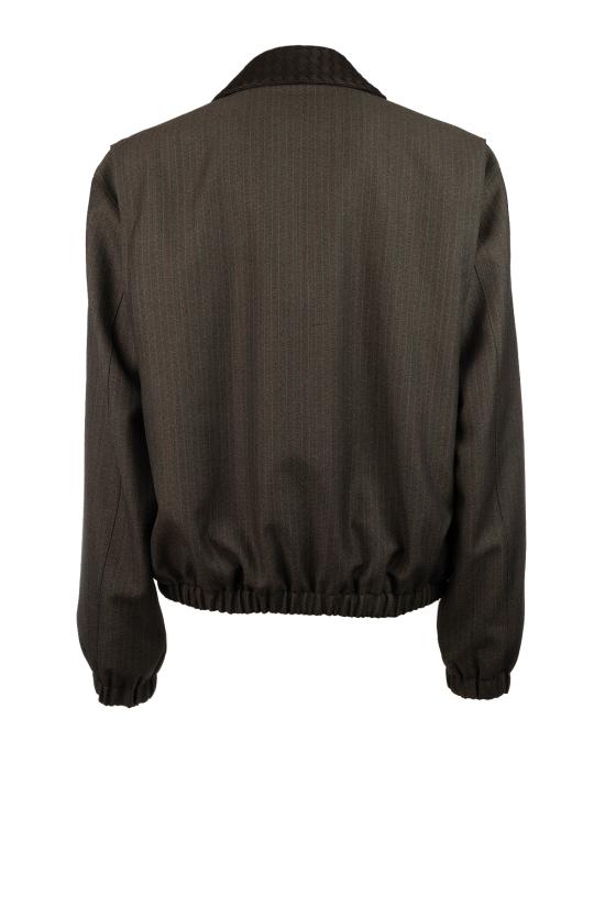 26FW 보테가베네타 봄버 자켓 871290V6O20 2527 Grigio - BOTTEGA VENETA