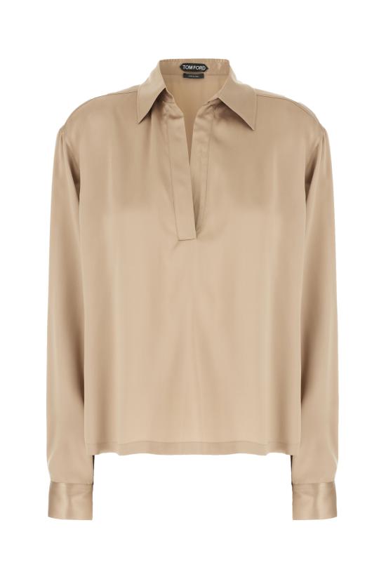 26FW 톰포드 블라우스 TS2144FAX1720 JBQ Desert Taupe