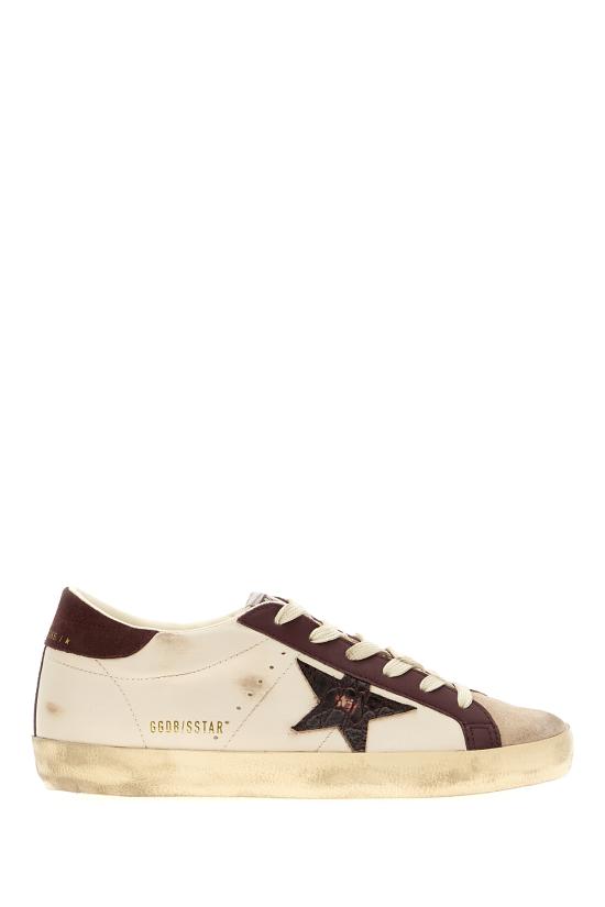 26FW 골든구스 스니커즈 GWF01002F008761 15993 BUTTER BEIGE BURGUNDY