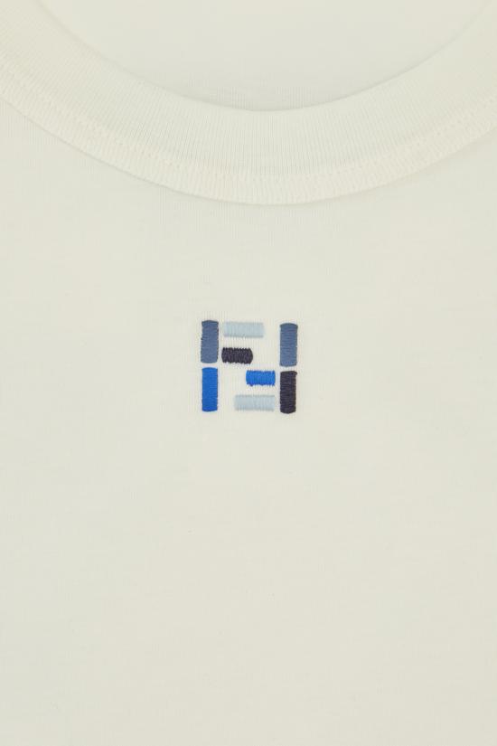 26FW 펜디 반팔 티셔츠 FY1358AUIB F11VU Bianco - FENDI