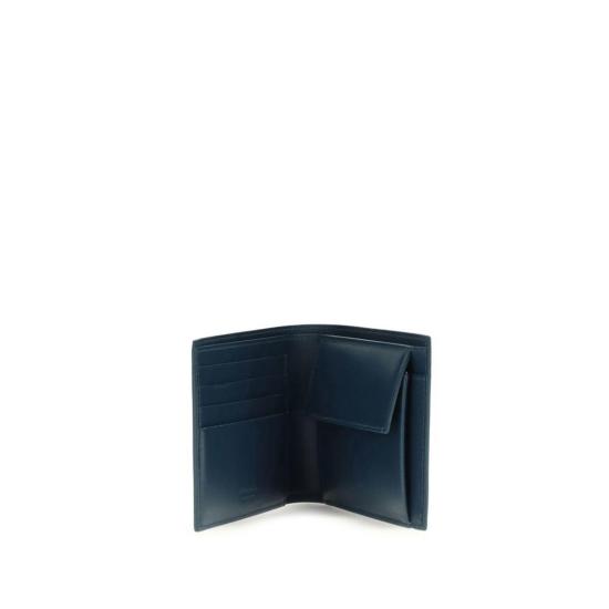  살바토레 페라가모 남성지갑 페라가모 송아지 가죽 보스 타우러스 지갑 (블루) - SALVATORE FERRAGAMO