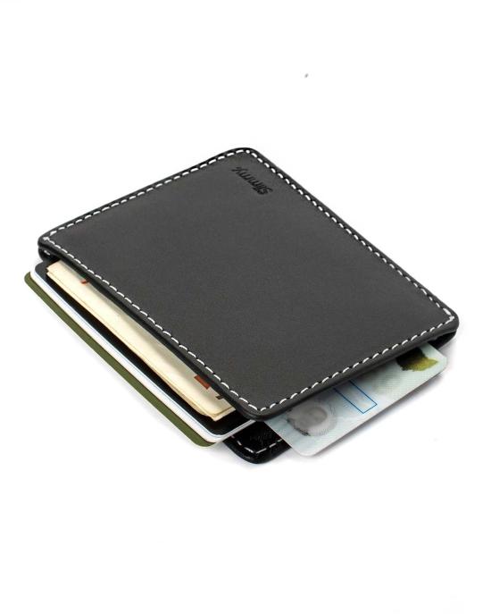  Slimmy 남성지갑 R1 S2 1 포켓 2 슬롯 지갑 (83mm) 블랙 - OTHER BRANDS