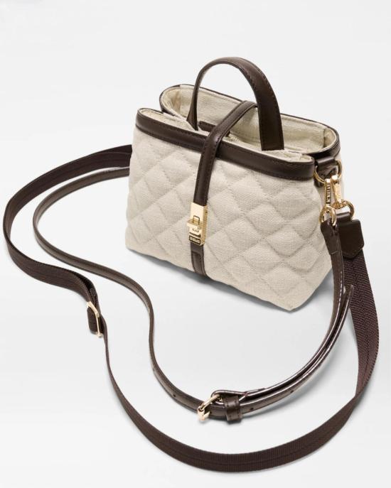  mz wallace 크로스백 Mz Wallace Mini Astor Top Handle Bag Sandy Linen - OTHER BRANDS