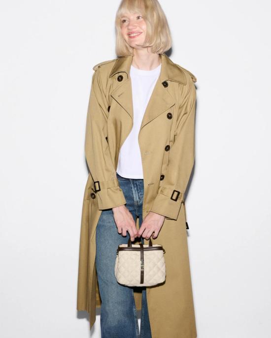  mz wallace 크로스백 Mz Wallace Mini Astor Top Handle Bag Sandy Linen - OTHER BRANDS
