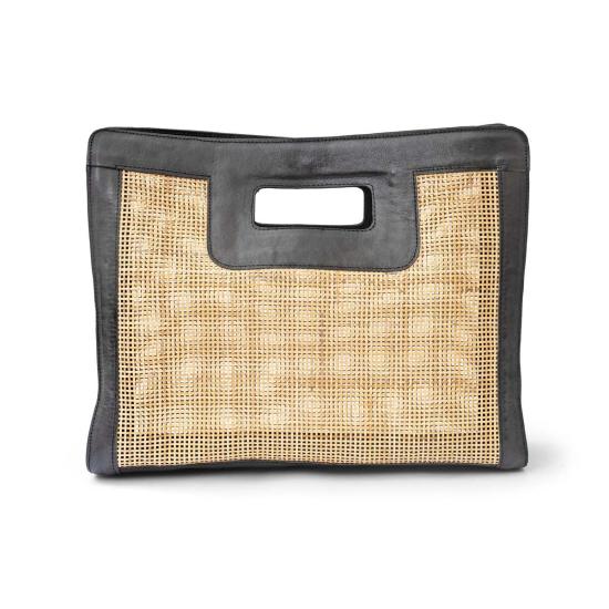  The Artisan & Company 토트백 아티잔앤컴퍼니 칸느 라탄 탑 핸들 백 (탠 색상) - OTHER BRANDS