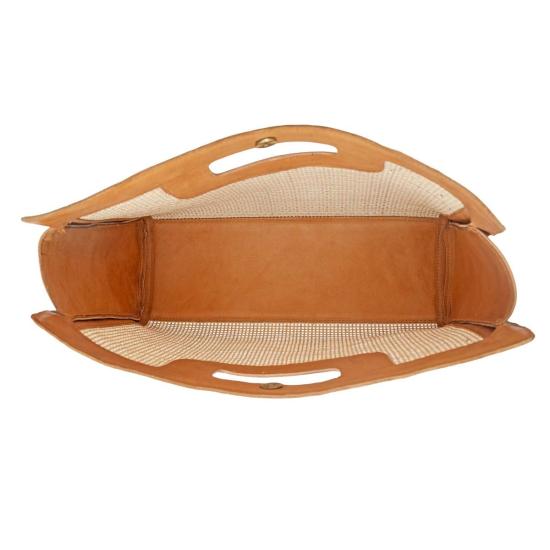  The Artisan & Company 토트백 아티잔앤컴퍼니 칸느 라탄 탑 핸들 백 (탠 색상) - OTHER BRANDS