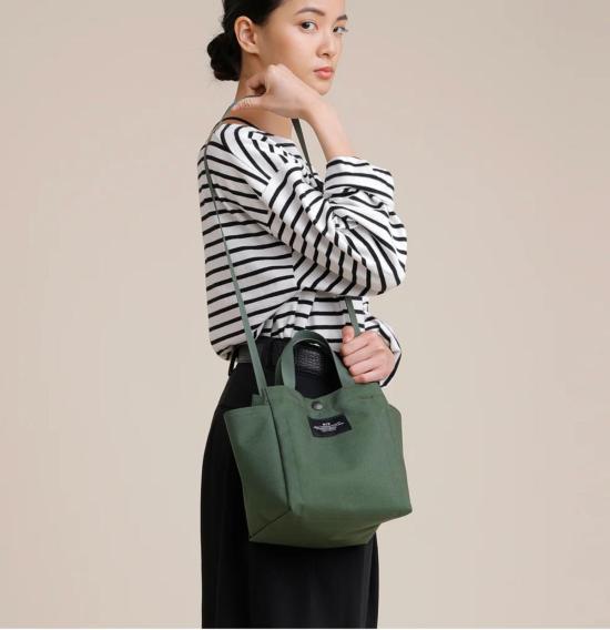  백스 인 프로그레스 토트백 Bags In Progress 소형 측면 포켓 - BAGS IN PROGRESS