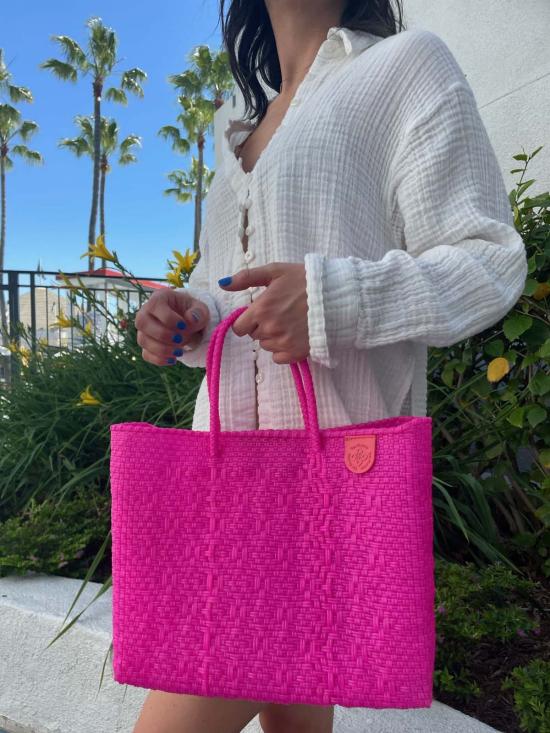  틴 마린 토트백 발라르타 미디엄 우븐 리조트 크로스바디 백 - TIN MARIN
