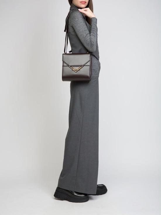  보테가베네타 클러치/파우치 보테가 베네타 더 클립 숄더백 브라운 - BOTTEGA VENETA