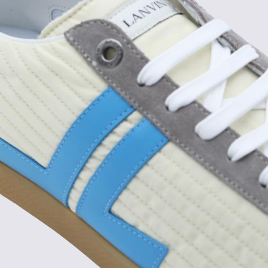 26FW 랑방 스니커즈 FUSKZL01B NYSQA260222 ECRU LIGHT BLUE - LANVIN