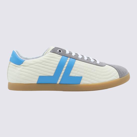 26FW 랑방 스니커즈 FUSKZL01B NYSQA260222 ECRU LIGHT BLUE
