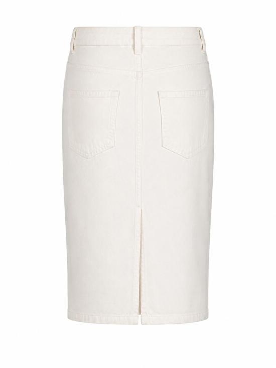 26SS 앤 드뮐미스터 미디 스커트 B0011905FA038 004 CHALK WHITE - ANN DEMEULEMEESTER