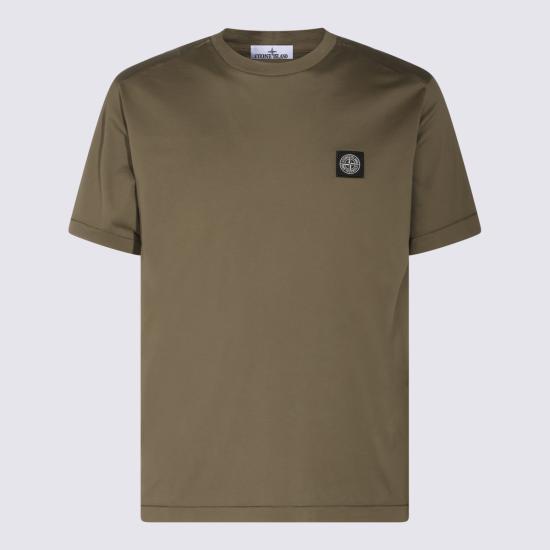 26FW 스톤 아일랜드 반팔 티셔츠 L2S152100027 S0013V005G MILITARY GREEN