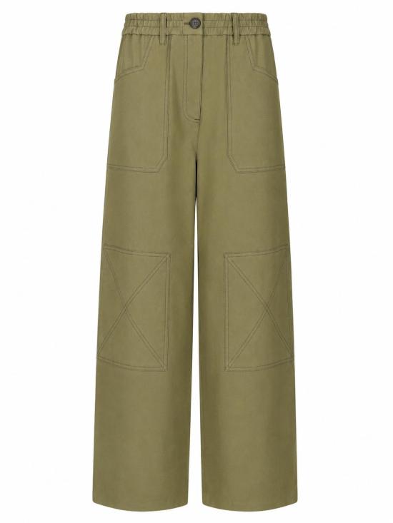  폴 스미스 스트레이트 팬츠 W2R204TG3081835 VERDE MILITARE