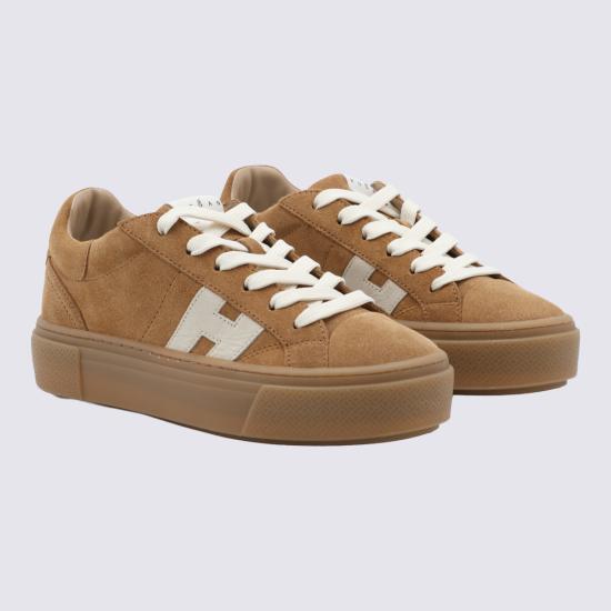 26FW 호간 크로스윈드 스니커즈 호간 HXW7050GB00 UHT0RZU Tabacco - HOGAN