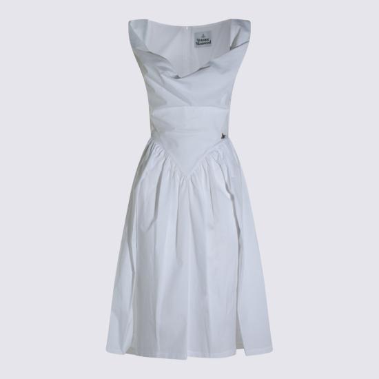 26FW 비비안웨스트우드 선데이 드레스 1101032Z W009QA401 White - VIVIENNE WESTWOOD