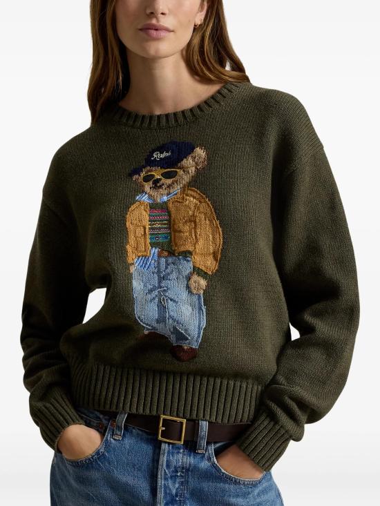 26FW 폴로 랄프로렌 스웨터 211B17762 001 Verde - POLO RALPH LAUREN