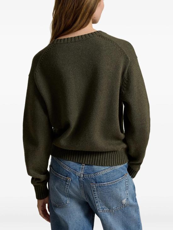 26FW 폴로 랄프로렌 스웨터 211B17762 001 Verde - POLO RALPH LAUREN