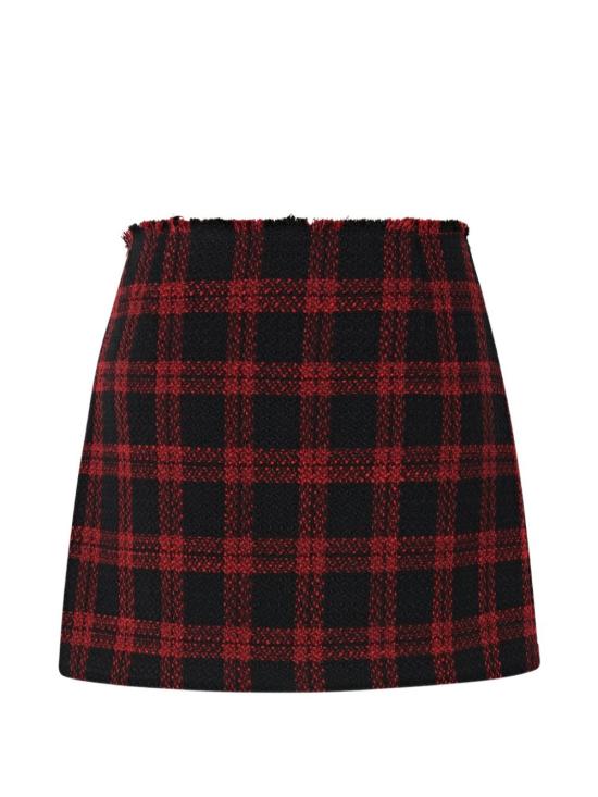 26FW 핑코 미디 스커트 107435GREVILLEA A3GNZR4 Nero rosso - PINKO