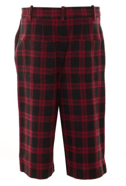 26FW 핑코 숏팬츠 107591BERGENIA A3GNZR4 Nero rosso - PINKO